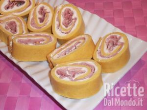 Ricetta Rotolo di Pan di Spagna salato
