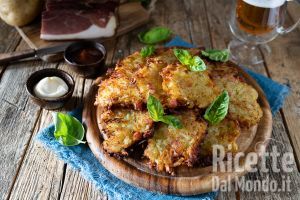 Ricetta Rosti di patate e pancetta