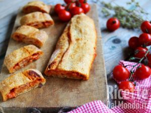 Ricetta Rotolo di pizza margherita veloce