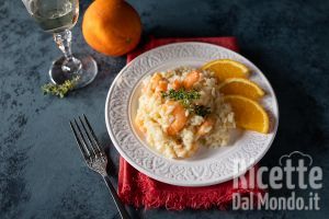 Risotto ai gamberi e arancia, semplice e raffinato!