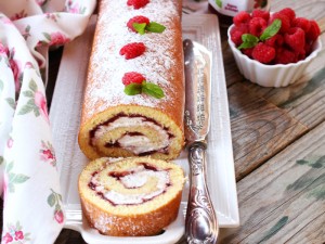Rotolo ai lamponi
