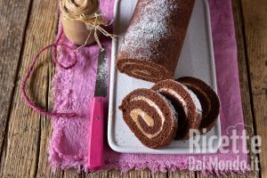 Ricetta Rotolo alla Nutella invertito, con crema al cioccolato bianco