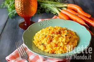 Ricetta Risotto alle carote. Il primo piatto colorato e gustoso!