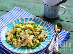 Spezzatino di pollo con piselli