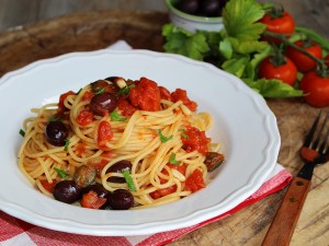 Ricetta Spaghetti alla Puttanesca