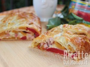 Ricetta Strudel veloce ai Peperoni