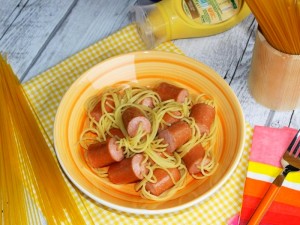 Spaghetti ai Wurstel