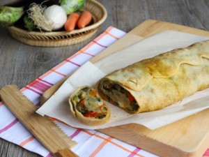 Ricetta Strudel di Verdure con Pasta Matta