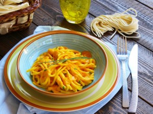 Ricetta Strangozzi alla crema di zucca