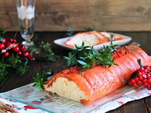 Sformato di salmone e ricotta