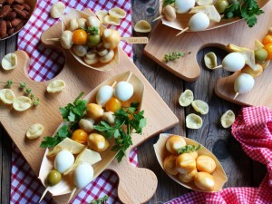 Ricetta Spiedini di uova di quaglia