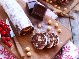 Ricetta Salame di cioccolato con il pandoro