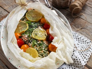 Ricetta Salmone al cartoccio