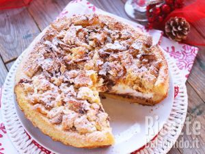 Ricetta Sbriciolata di pandoro con Nutella