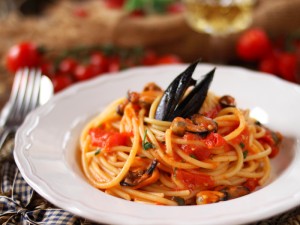 Spaghetti con le cozze