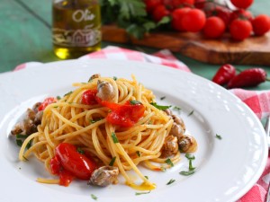 Ricetta Spaghetti con lumachine di mare