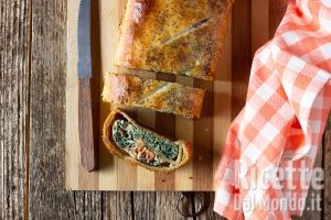 Ricetta Strudel di spinaci, ricotta e salmone