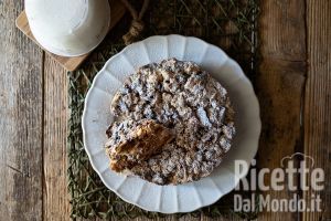 Ricetta Sbriciolata di colomba con ricotta e cioccolato
