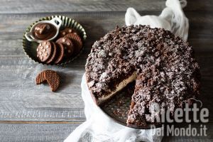 Ricetta Sbriciolata senza cottura con mascarpone e Nutella. Ricetta golosissima!