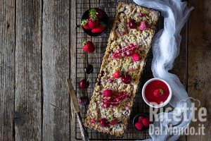 Ricetta Streusel ai frutti rossi. Il dolce di frolla sbriciolata con frutti di bosco!