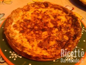 Ricetta Torta Rustica con Funghi e Piselli