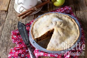 Ricetta Torta di mele ripiena, ricca di frutta e con un doppio guscio di pasta frolla