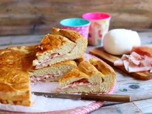 Ricetta Torta rustica con prosciutto e mozzarella