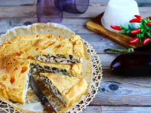 Ricetta Torta salata di brisè alle melanzane