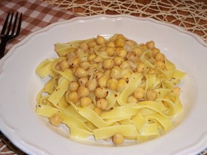 Ricetta Tagliatelle con i ceci
