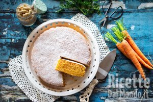 Ricetta Torta di carote e mandorle senza burro! Ricetta semplice e veloce!