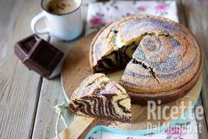 Ricetta Torta zebrata sofficissima! La ricetta originale facilissima!