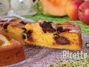 Ricetta Torta di mele, zucca e nutella