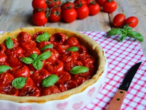 Ricetta Torta salata con ricotta e pomodorini