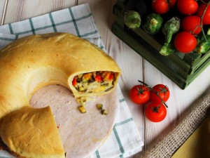 Ricetta Tortano vegetariano