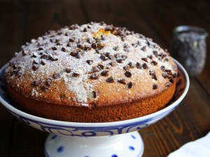 Ricetta Torta integrale con gocce di cioccolato