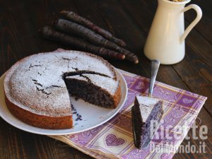 Ricetta Torta di carote viola (La ricetta sfiziosa, colorata e gustosa!)