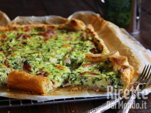 Ricetta Torta rustica con zucchine e speck