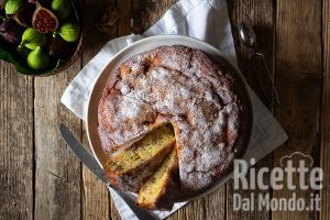Ricetta Torta di fichi e yogurt con le noci!