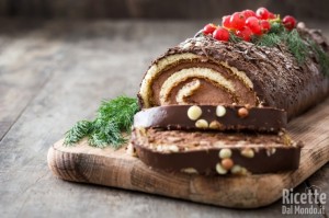 Tronchetto Di Natale Al Cocco.Tronchetto Di Natale Bianco Cocco E Cioccolato Marianna Pascarella