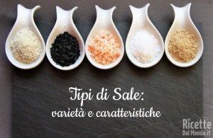 Ricetta Tipi di sale varietà e caratteristiche