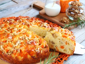 Ricetta Torta 7 vasetti con zucca e noci