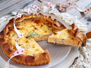 Ricetta Torta salata di zucca cruda
