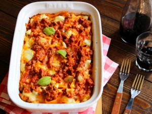 Tagliatelle al forno