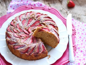 Ricetta Torta di fragole vegana