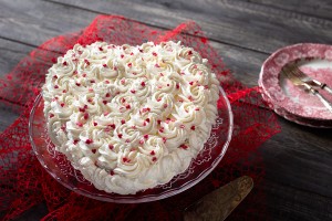 Ricetta Torta di San Valentino cocco e Nutella