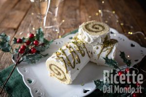 Ricetta Tronchetto di Natale al pistacchio