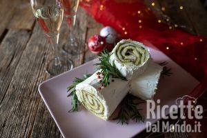 Ricetta Tronchetto salato pistacchio e mortadella