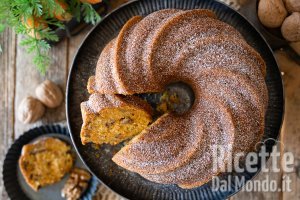 Ricetta Torta di carote e noci, sapore rustico e profumo tipico dei dolci della nonna