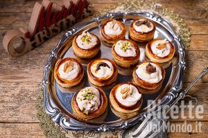 Ricetta Tris di vol au vent alle mousse