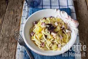Ricetta Trofie con polpo e patate. La ricetta ideale per le feste!